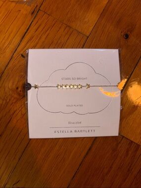 Estella Bartlett gold plated Gold Stars So Bright Bracelet